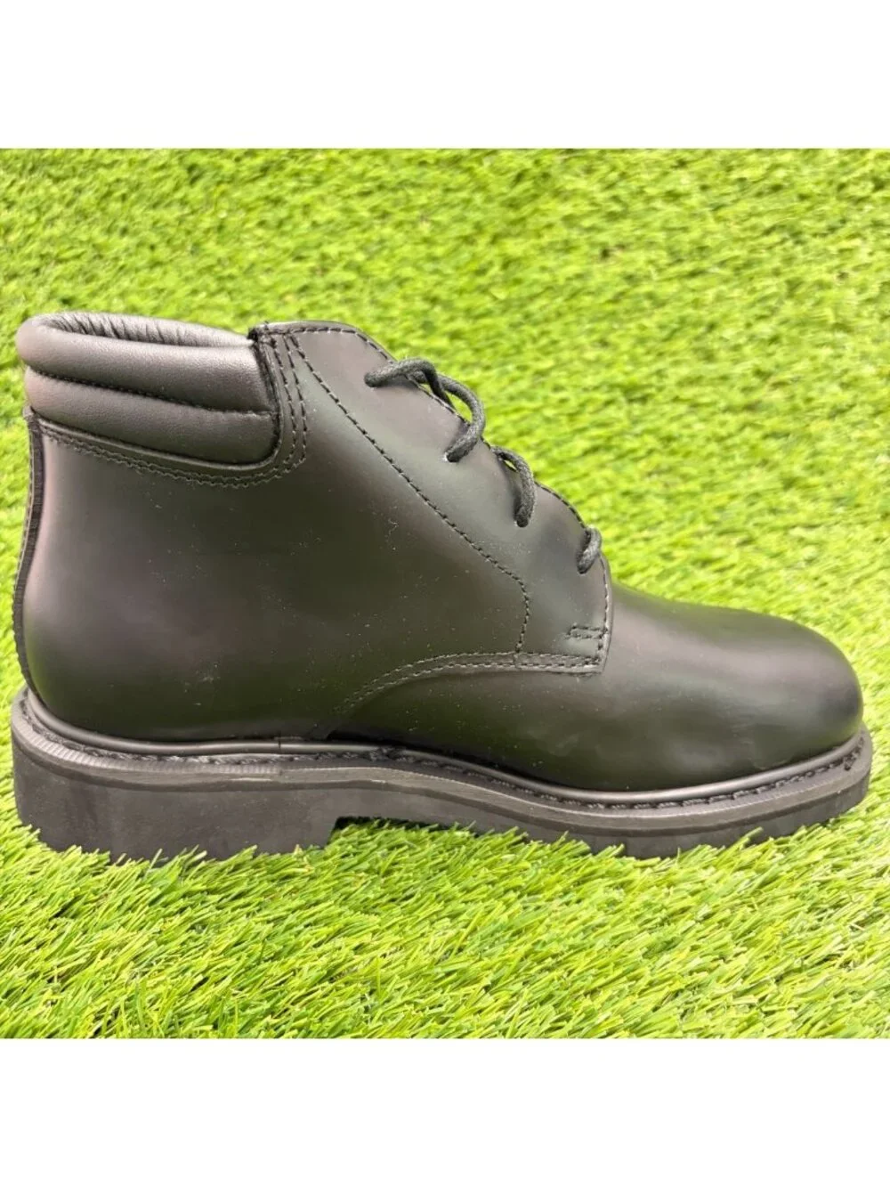 Rocky Polishable Mens Size 5.5 Black Leather Dress Work Chukka Boots Shoes